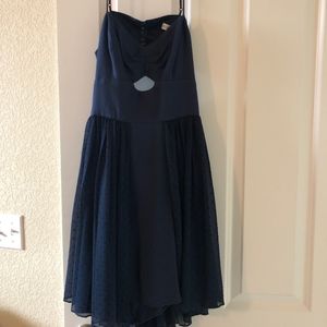 BCBG Navy Blue Cocktail Dress